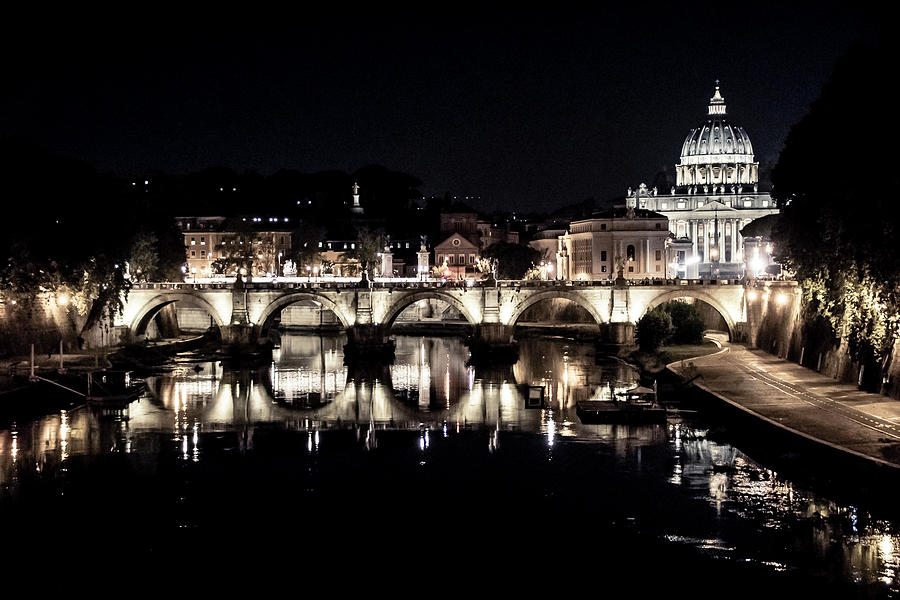 Across the Tiber Photograph by Christopher Maxum