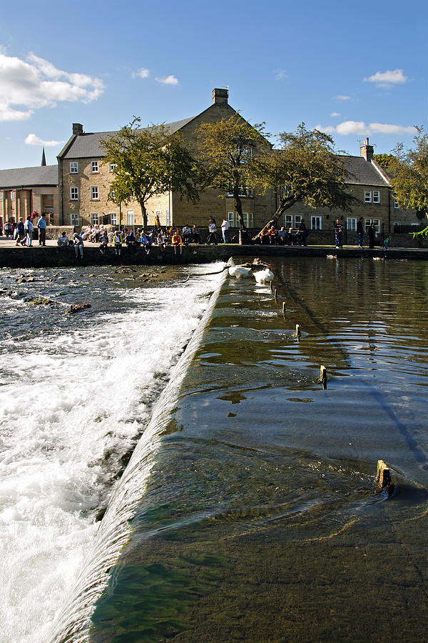 Across the Weir at Bakewell Photograph by Rod Johnson