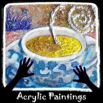Acrylic Painting Gallery Cover Digital Art by Corey Habbas