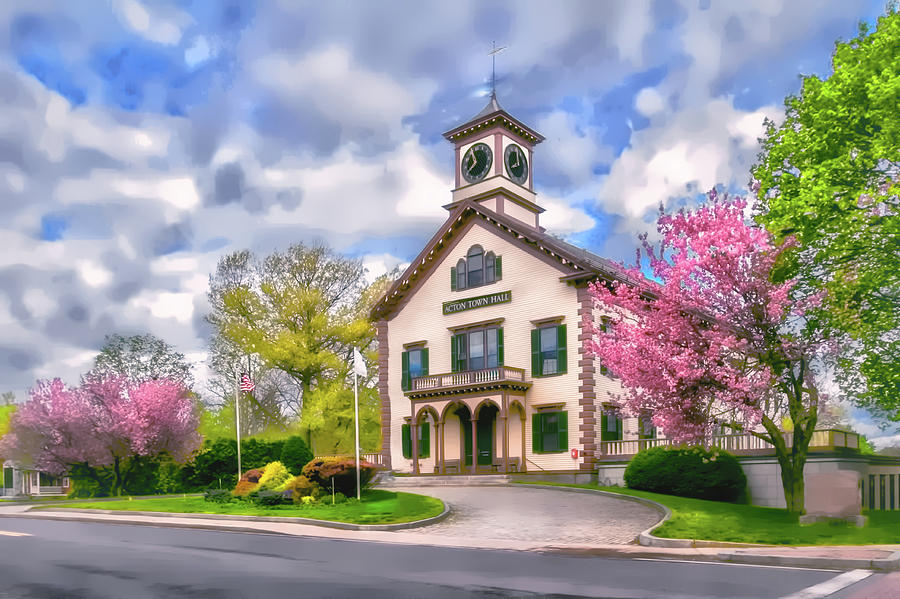 Acton Town Hall Photograph by Larry Richardson - Fine Art America