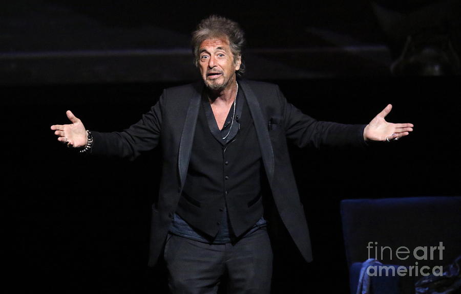 Actor Photograph - Al Pacino by Concert Photos
