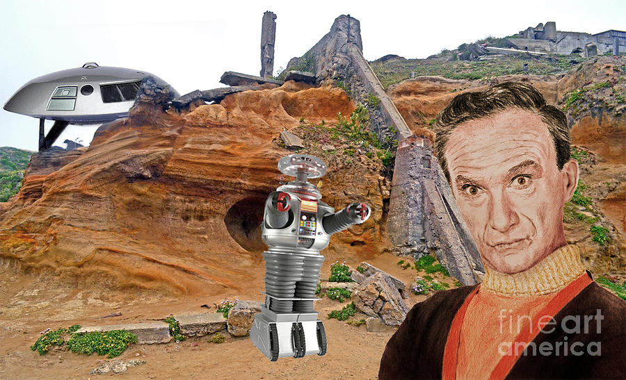 Actor Jonathan Harris As Dr Smith From Lost In Space II Digital Art by Jim Fitzpatrick