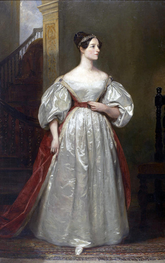 Ada Lovelace Painting by Margaret Sarah Carpenter