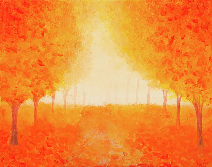 Fall Painting - Adajio by Iryna Goodall