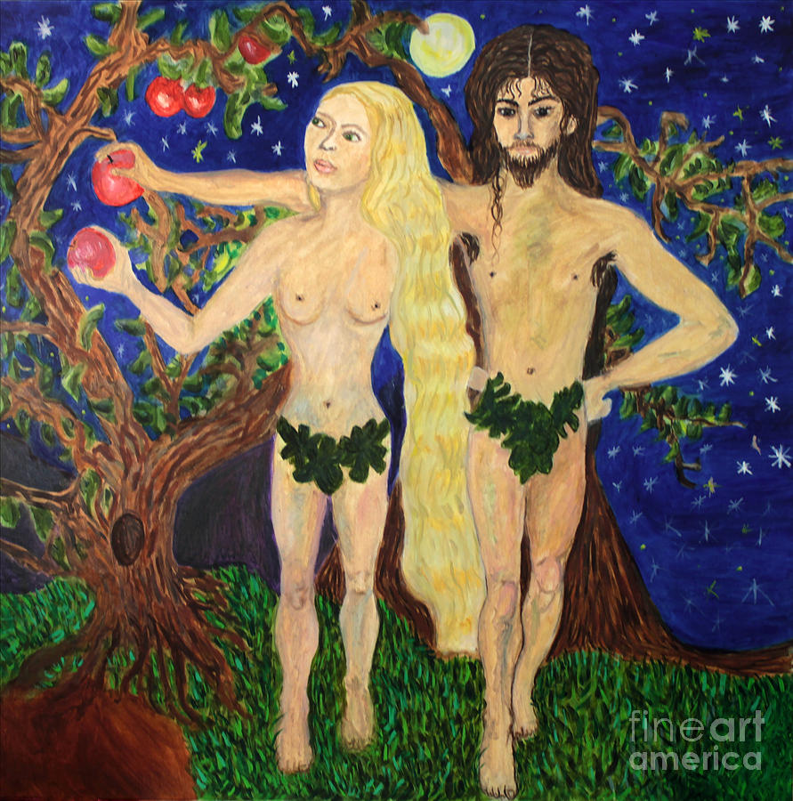 Adam And Eve Painting
