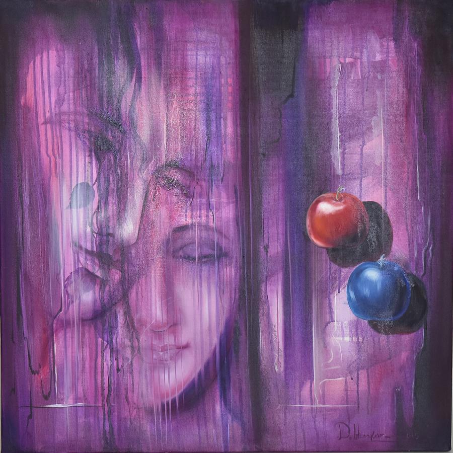 Surrealism Painting - Adam and Eve by Durshit Bhaskar