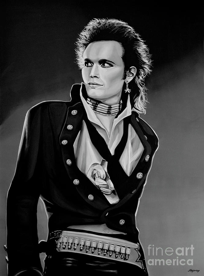 Diana Ross Painting - Adam Ant Painting by Paul Meijering