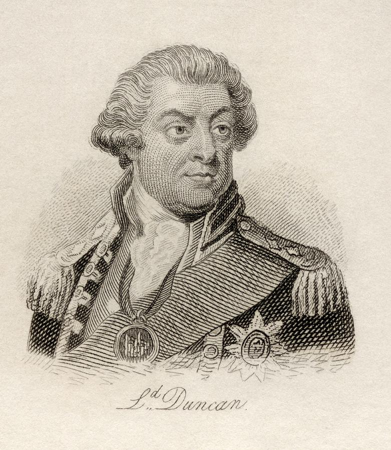 Adam Duncan, 1st Viscount Duncan 1731 Drawing by Vintage Design Pics