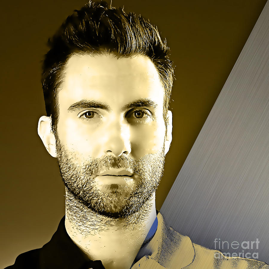 Adam Levine Collection Mixed Media by Marvin Blaine