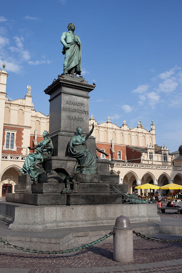 Adam Mickiewicz Monument in Krakow Photograph by Artur Bogacki