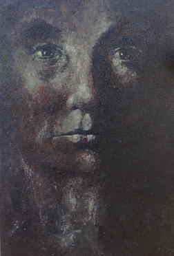 First Man Painting - Adam by Ralph Papa First Man Painting - Adam by Ralph Papa