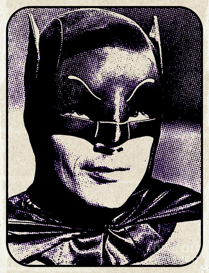 Batman Movie Digital Art - Adam West as Batman by Esoterica Art Agency