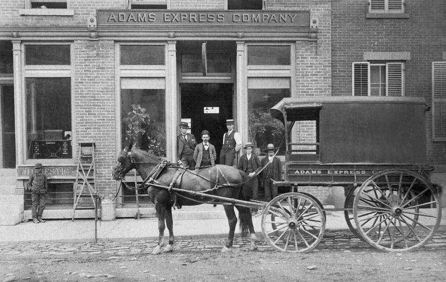 Adams Express Company Photograph by Underwood Archives - Pixels