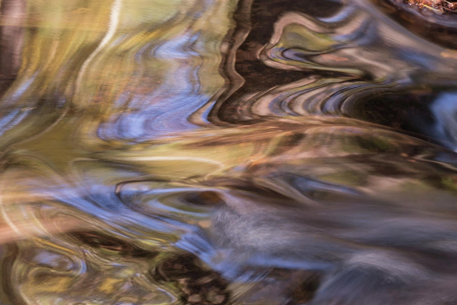 Adams Falls Abstract L Photograph by Joe Kopp