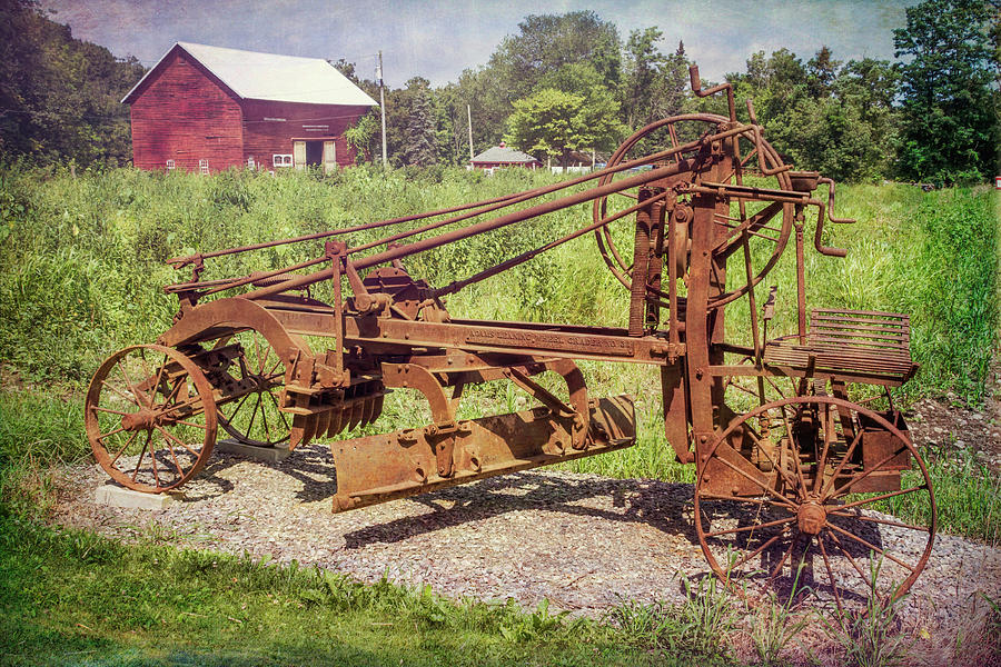 Adams Leaning Wheel Grader Photograph by Guy Whiteley