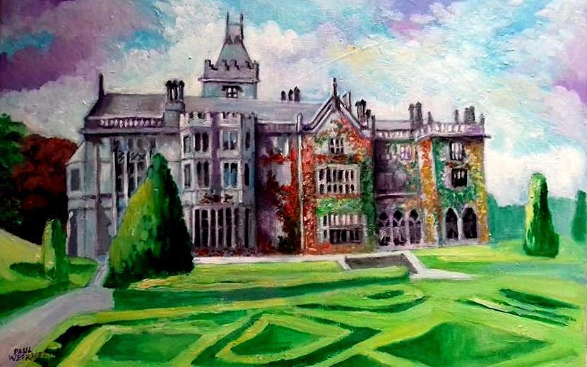 Adare Manor Co Limerck Ireland Painting by Paul Weerasekera