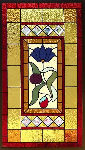 Flowers Still Life Glass Art - Adelaide I by Melissa Sullivan