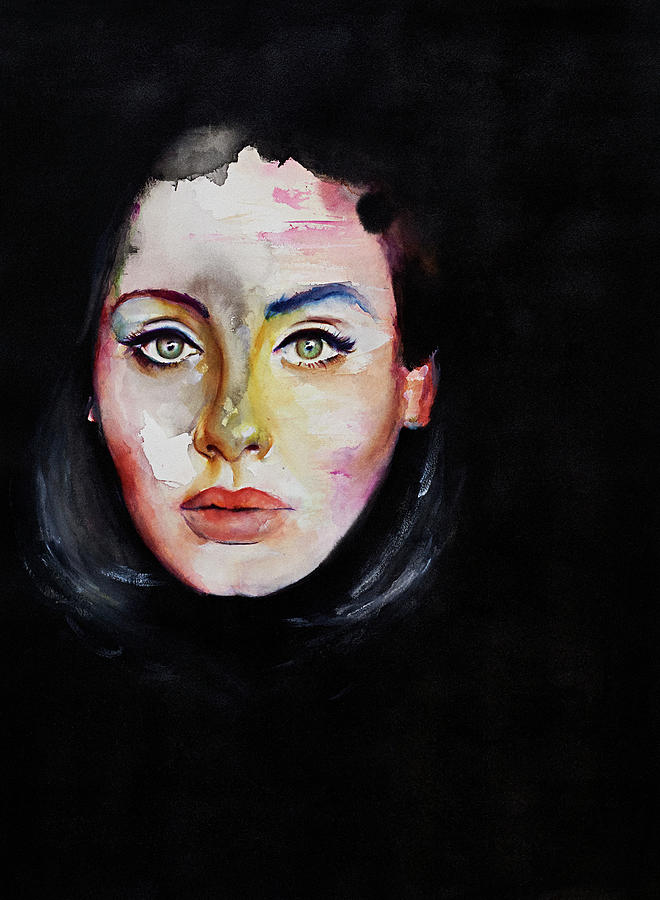 Adele Painting - Adele 25 by Ramiro Collazo More