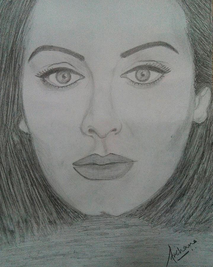 Adele Drawing - Adele by Archana Gore