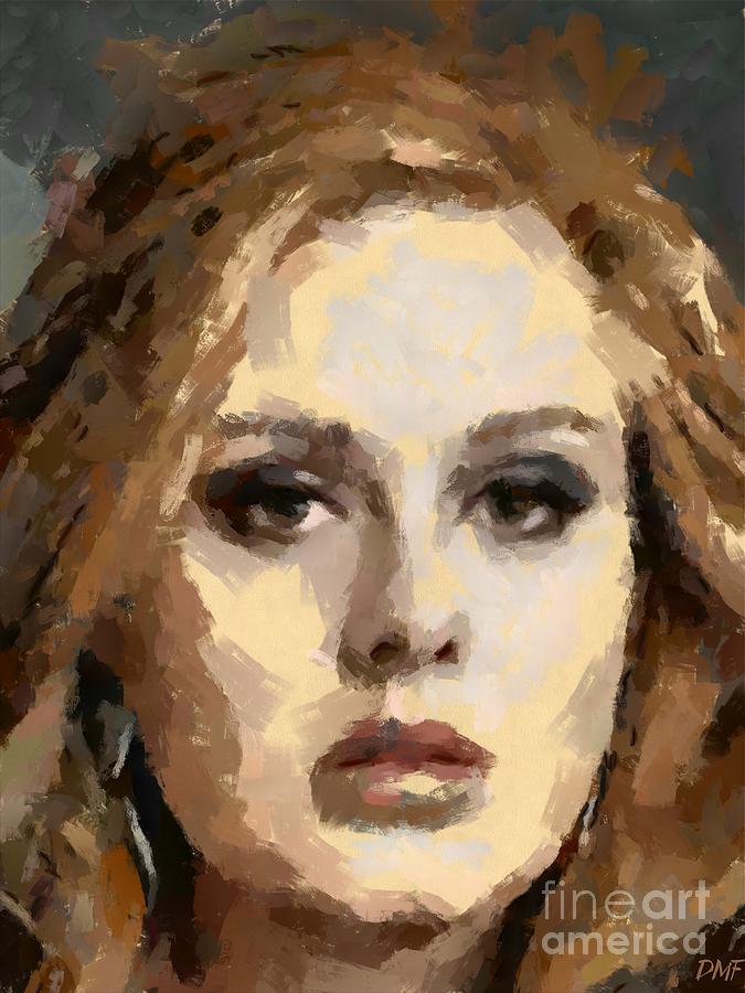 Adele Painting by Dragica Micki Fortuna