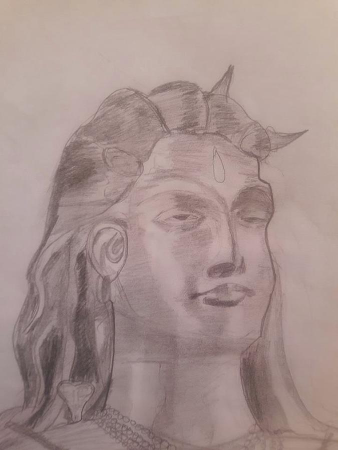 Shiva is also known as Adiyogi Shiva regarded as the patron god of yoga  meditation and arts ArudraDarshan2020 Ru  Hindu art Shiva art Lord  shiva painting