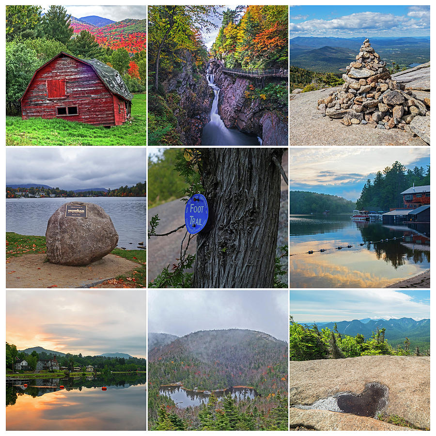 Adironacks Collage Upstate New York Photograph by Toby McGuire
