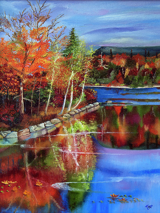 Adirondack Autumn Painting by Terry R MacDonald