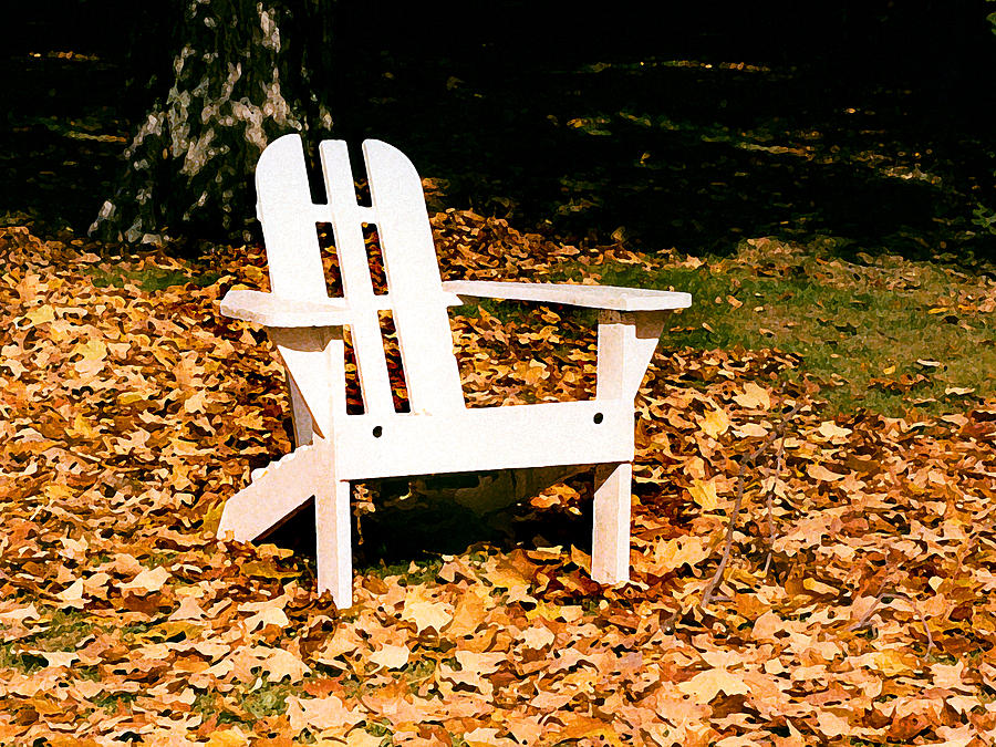 Adirondack Chair Painting by Paul Sachtleben