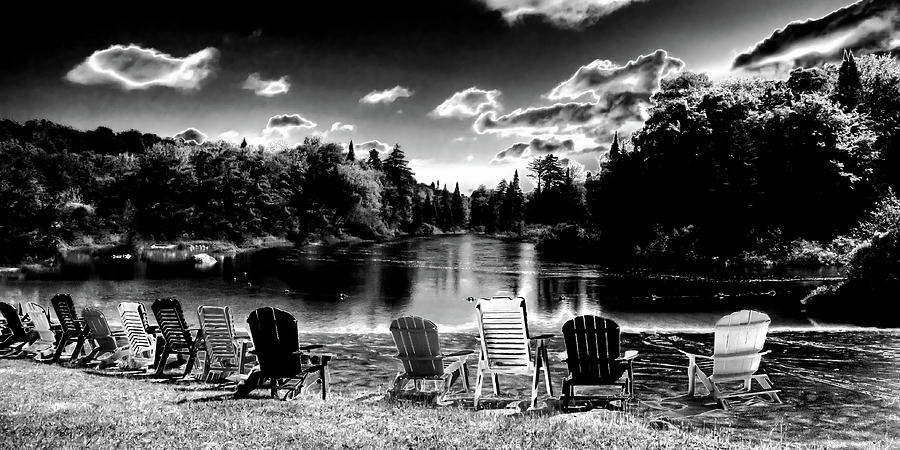 Adirondack Chairs at Singing Waters Photograph by David Patterson