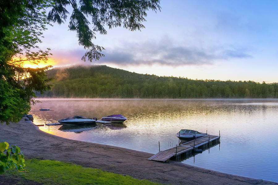 Adirondack Lake Sunrise Photograph by Christina Rollo