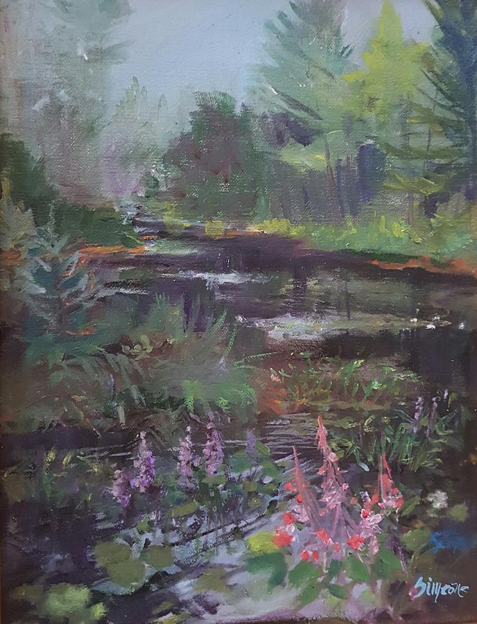 Adirondack Marsh  Painting by Cheryl LaBahn Simeone