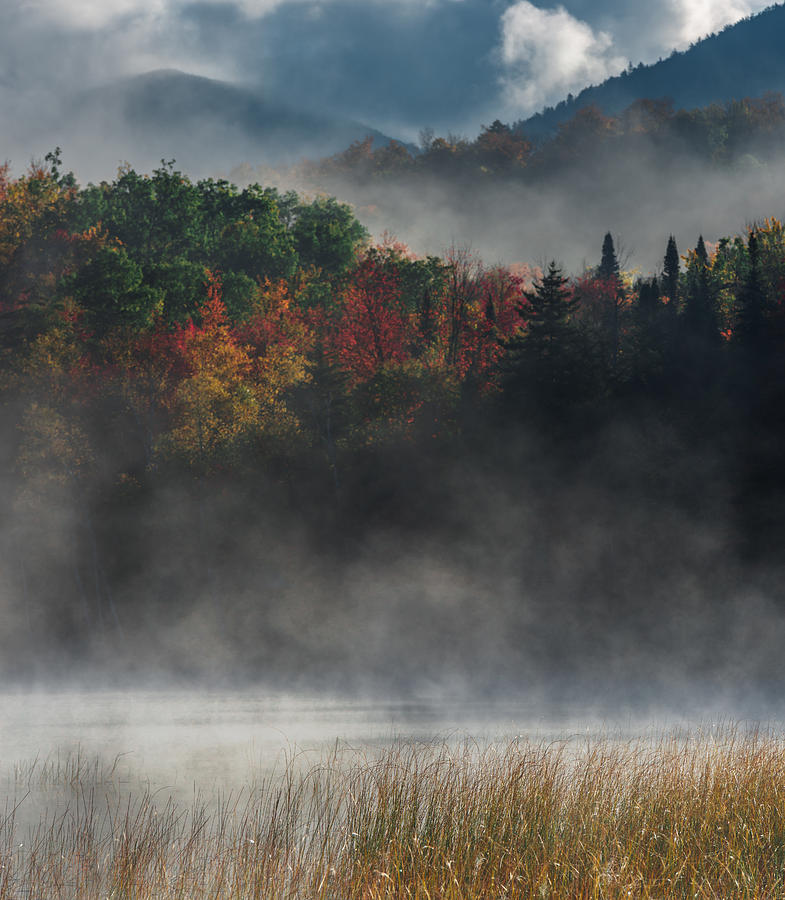Adirondack Misty Morning #1 Photograph by Steven Maxx