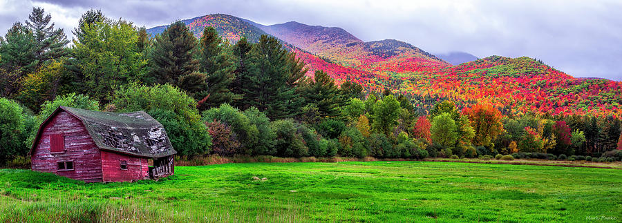 Landscape Photograph - Adirondacks Old Barn by Mark Papke Landscape Photograph - Adirondacks Old Barn by Mark Papke