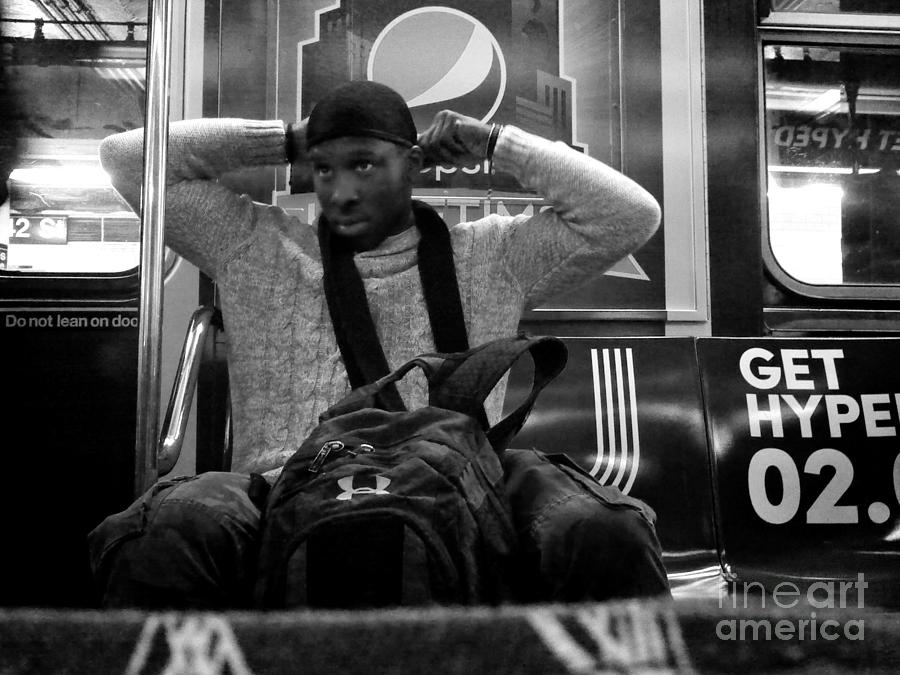 Adjustment - Subways of New York Photograph by Miriam Danar
