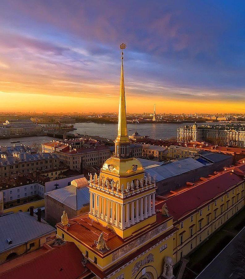 Saint Petersburg Photograph - Admiral Building, Saint Petersburg by Shrivijay Kakirde Saint Petersburg Photograph - Admiral Building, Saint Petersburg by Shrivijay Kakirde
