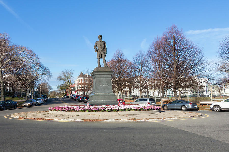 Admiral Farragut Statue Photograph by Brian MacLean