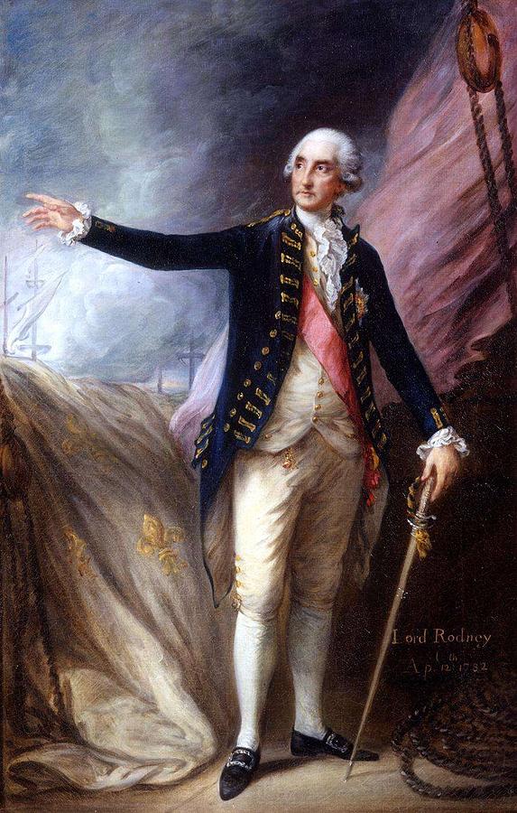 Admiral_of_the_White_by_Thomas_Gainsborough Painting by Artistic Panda