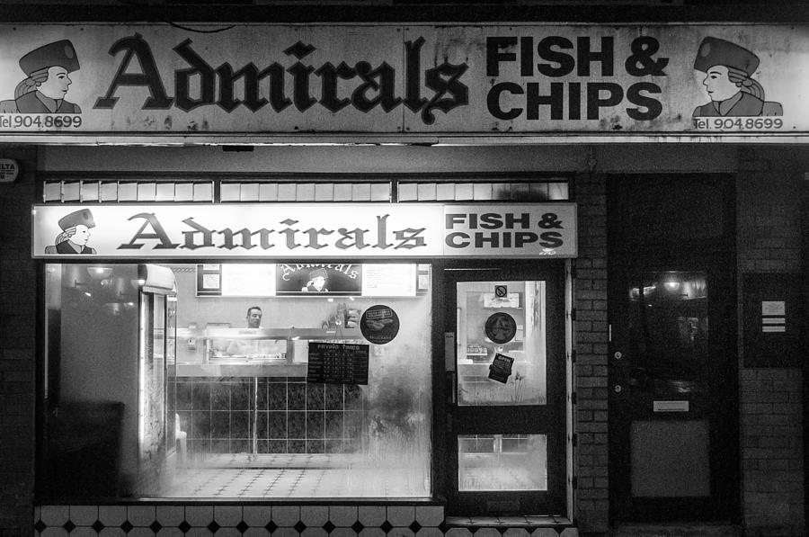 Admirals Fish and Chips Photograph by Neil Alexander Photography