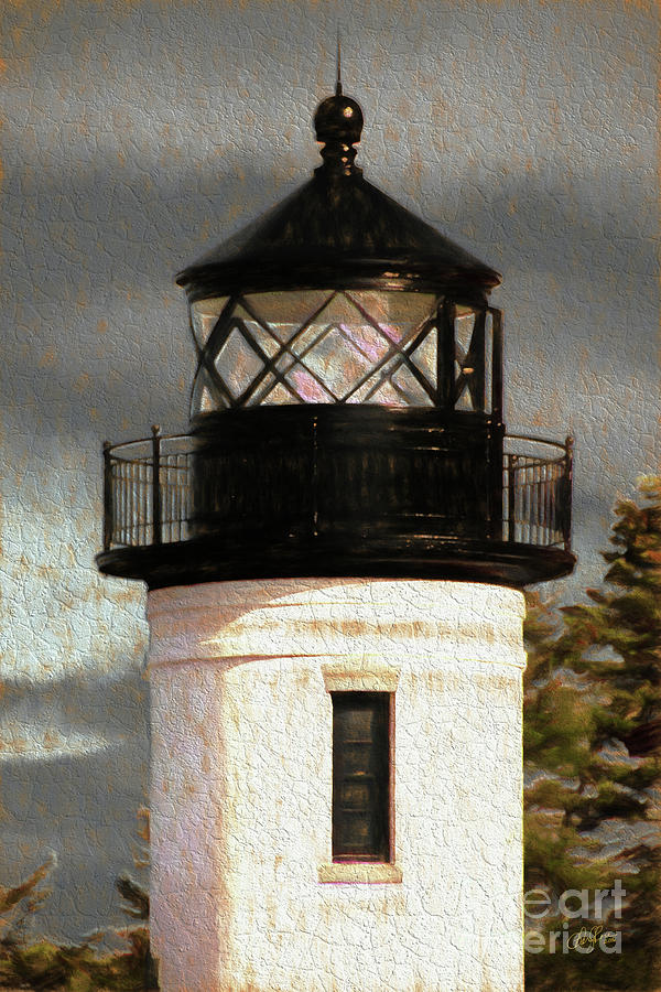 Admiralty Head Lighthouse Tower Photograph by Cheryl Rose
