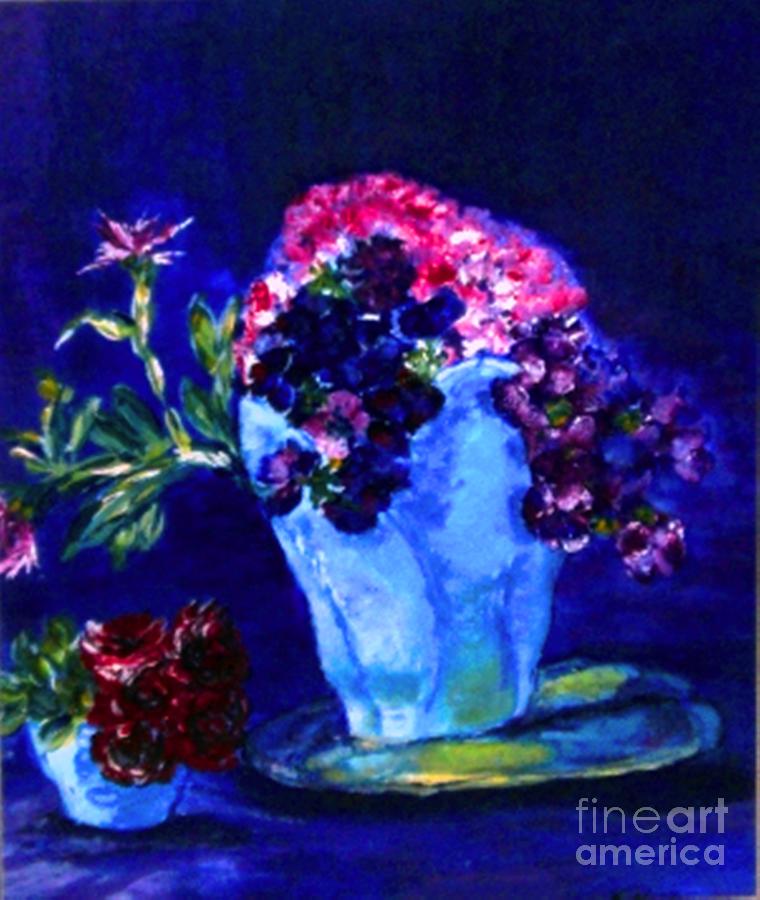 Flower Painting - Admire by Helena Bebirian