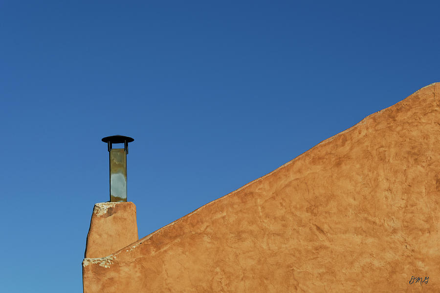 Architecture Photograph - Adobe wall and Chimney by David Gordon
