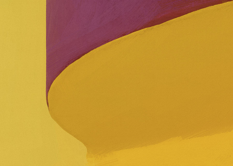 Adobe Walls Yellow and Purple Digital Art by Doug Matthews
