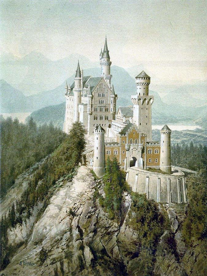 Adolf Hitler Paintings Castle