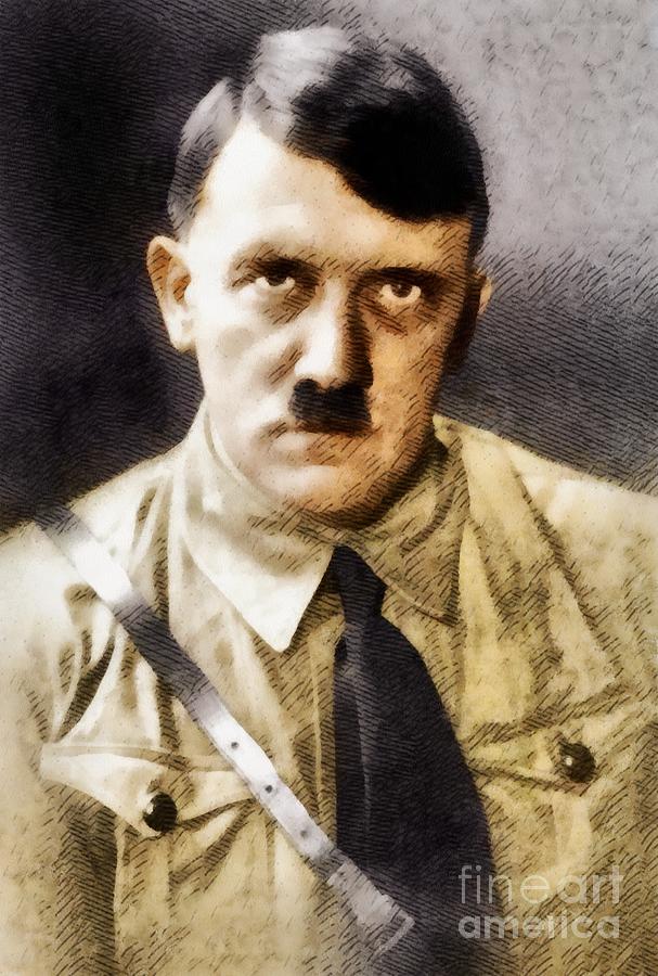 Adolf Hitler, Leader Of The Nazi Party, Wwii. History Portraits ...