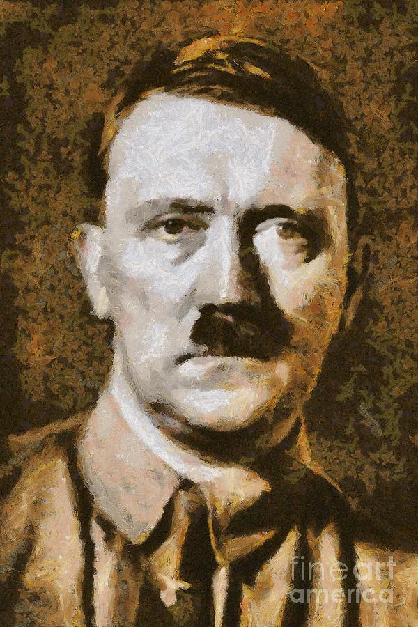 Adolf Hitler Portrait, Wwii Painting by Esoterica Art Agency