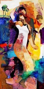 Adoration Painting by Hessam Adoration Painting by Hessam
