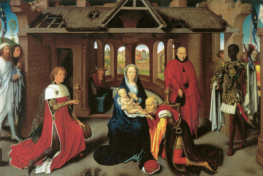 Adoration of the Magi  Painting by Hans Memling 