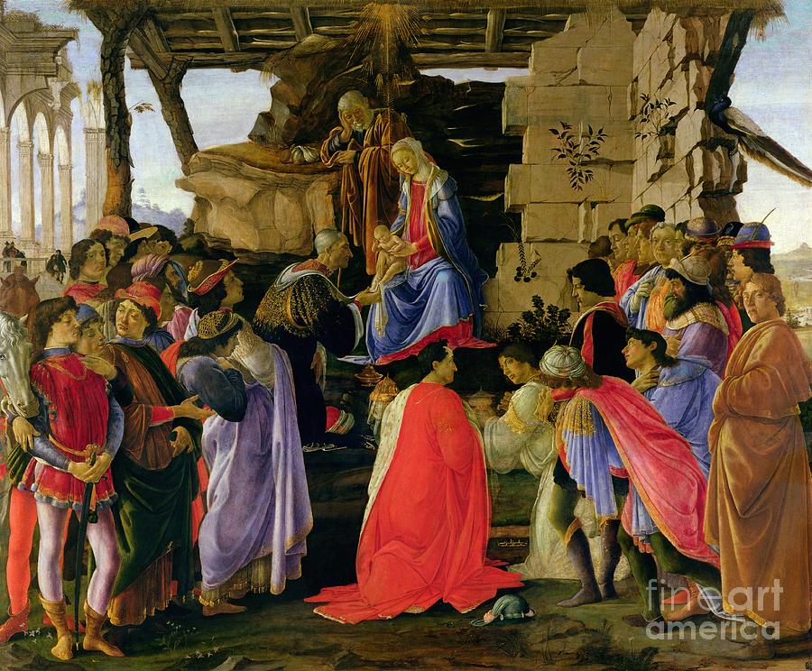 Adoration of the Magi Painting by Sandro Botticelli
