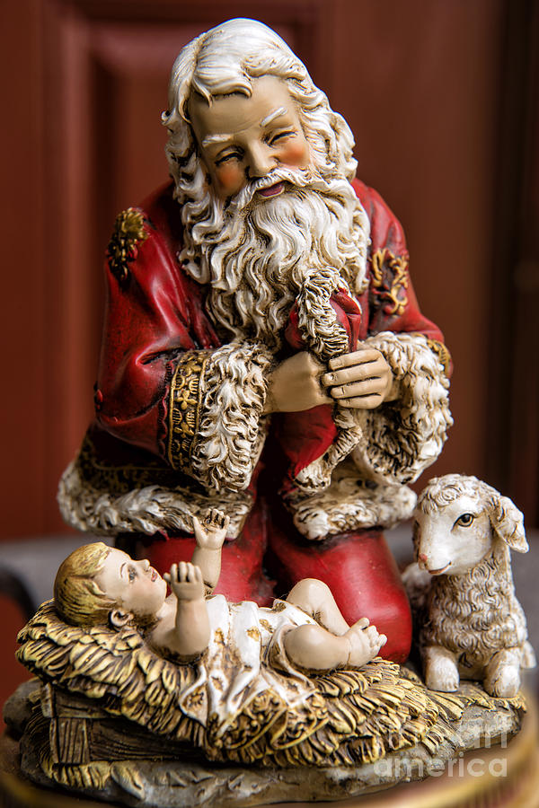 Adoring Santa Photograph by Bonnie Barry