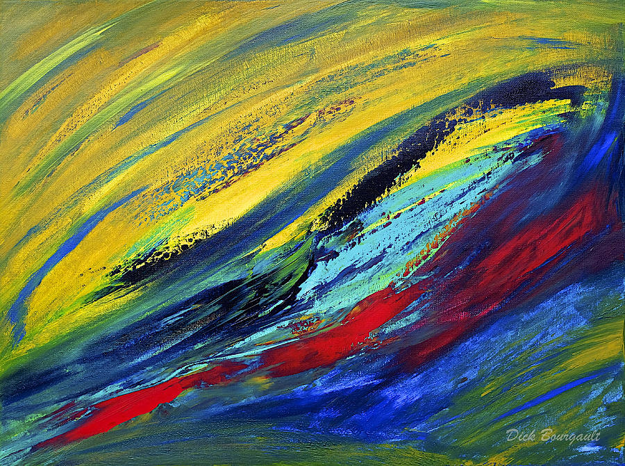 Adrenaline Rush Painting by Dick Bourgault